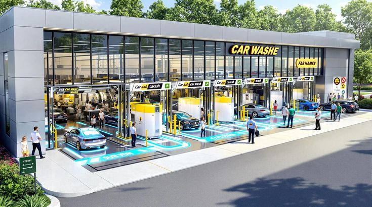 Professional car wash service